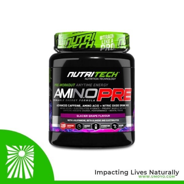 Amino Pre Workout Supplement - Glacier Grape