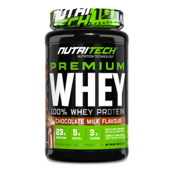 Premium Whey Protein Powder - Chocolate (908g)